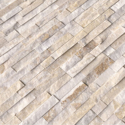 Quartzite Elegant Cream Split Face Tile 10x36